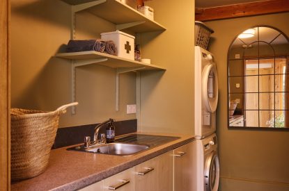 The utility room at Hall House, Powys