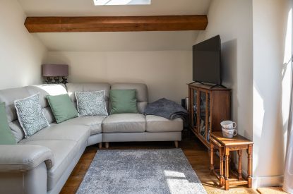 The living room at The Damson Barn, Staffordshire