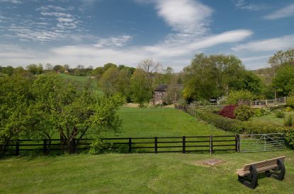 Countryside views at The Damson Barn, Staffordshire