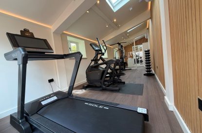 The gym at Albert Lodge, Welsh Borders