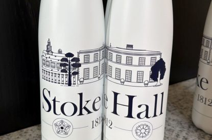 Water bottles at Stoke Hall, Nottinghamshire