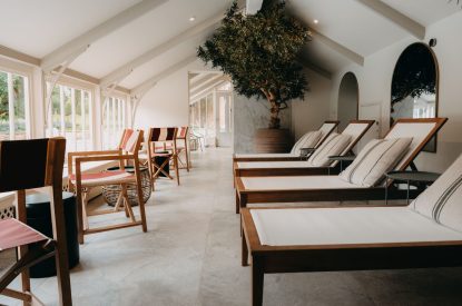 The wellness area at Stoke Hall, Nottinghamshire