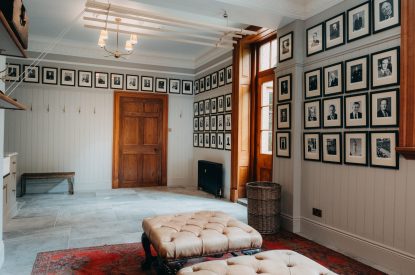 The boot room at Stoke Hall, Nottinghamshire