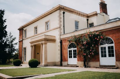The entrance to Stoke Hall, Nottinghamshire