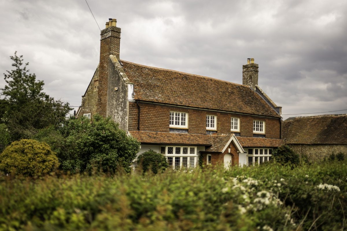 The Exterior of Amberley House, West Sussex 