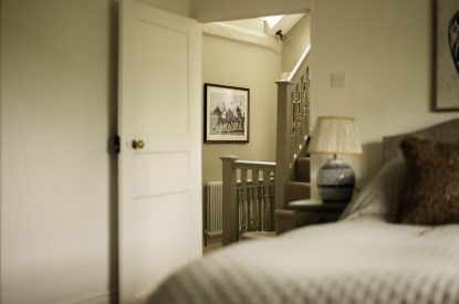 A king-size bedroom at Amberley House, West Sussex