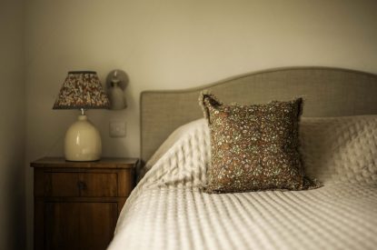 A king-size bedroom at Amberley House, West Sussex