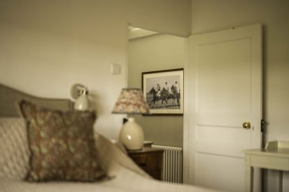 A king-size bedroom at Amberley House, West Sussex