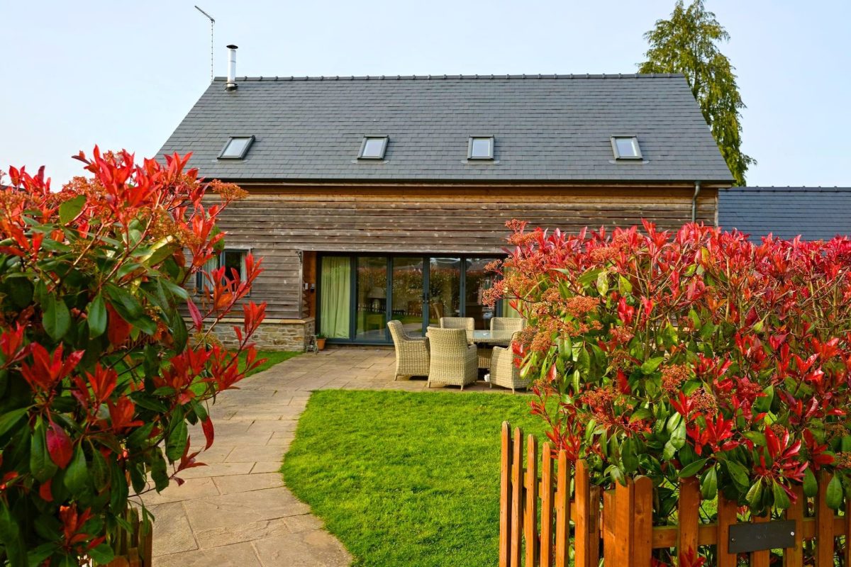 The garden at The Byre, Welsh Borders