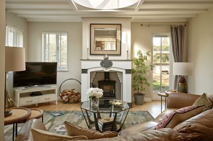 The lounge at Victoria Lodge, Welsh Borders