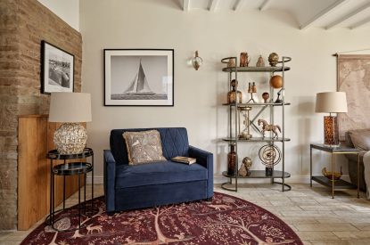 The living room at Osborne Lodge, Herefordshire