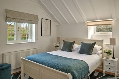 A double bedroom at Osborne Lodge, Herefordshire