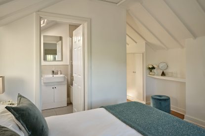 A double bedroom at Osborne Lodge, Herefordshire