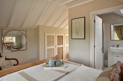 A double bedroom at Osborne Lodge, Herefordshire