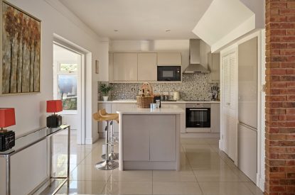 The kitchen at Estate Lodge, Welsh Borders