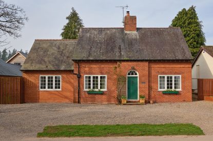 The entrance to Estate Lodge, Welsh Borders 