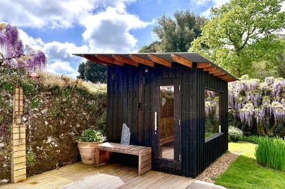 The sauna at Cornish Castle, Cornwall