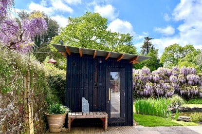 The sauna at Cornish Castle, Cornwall