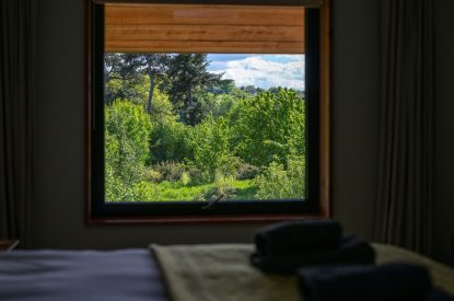 A bedroom at Brackenfell Lodge, Herefordshire