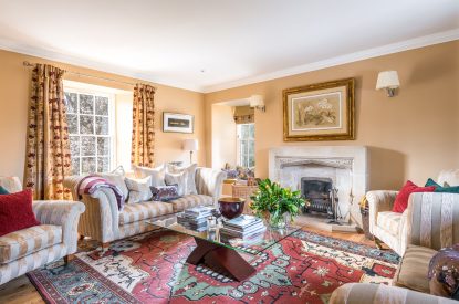 The sitting room at Douglas Retreat, Edinburgh