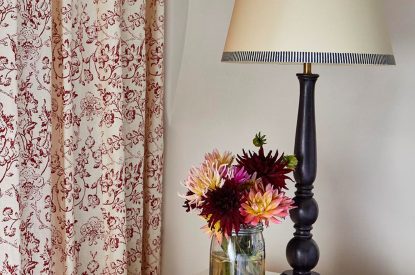 A king-size bedroom at East Barn, Norfolk