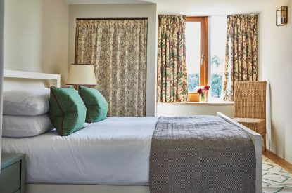 A king-size bedroom at East Barn, Norfolk