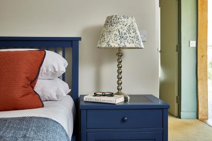 A king-size bedroom at East Barn, Norfolk