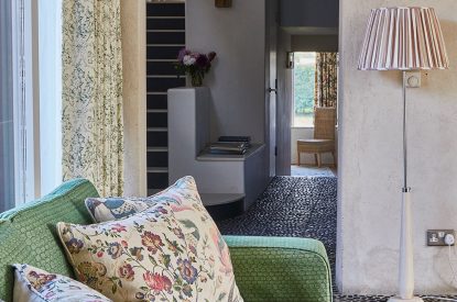 The sitting room at East Barn, Norfolk