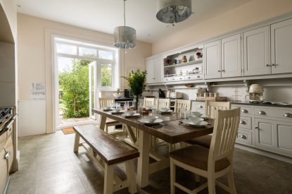The kitchen at The Victorian Manor, Dorset