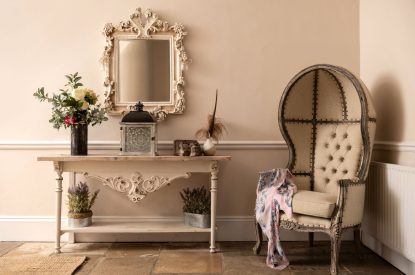 The entrance hall at The Victorian Manor, Dorset
