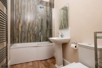 A bathroom at The Victorian Manor, Dorset