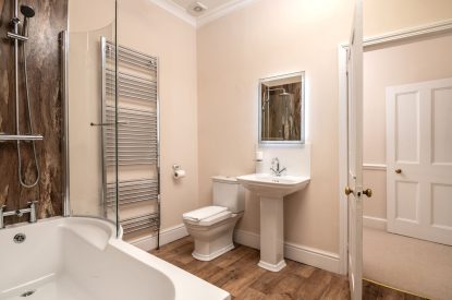 A bathroom at The Victorian Manor, Dorset