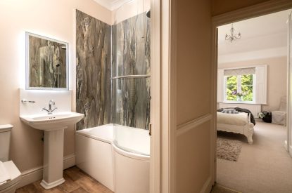 A bathroom at The Victorian Manor, Dorset