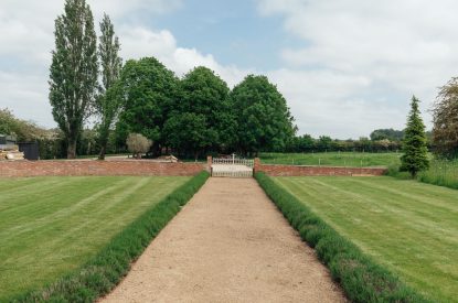 The garden at Sutton Farmhouse, Leicestershire