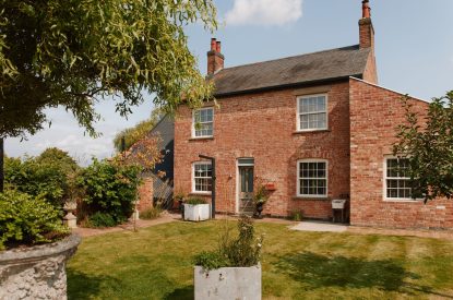 The garden at Sutton Farmhouse, Leicestershire