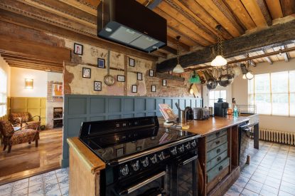 The kitchen at Sutton Farmhouse, Leicestershire