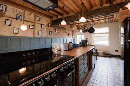 The kitchen at Sutton Farmhouse, Leicestershire