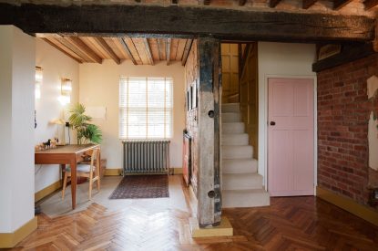The hallway at Sutton Farmhouse, Leicestershire