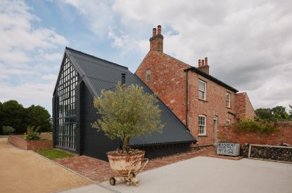 The outdoor space at Sutton Farmhouse, Leicestershire