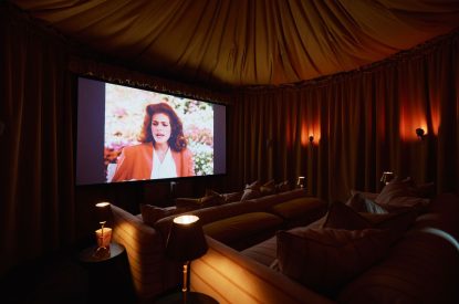 The film house at Sutton Farmhouse, Leicestershire