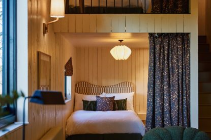 The sleeping pods at Pandora's Place, Leicestershire