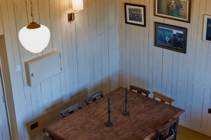 The dining space at Pandora's Place, Leicestershire