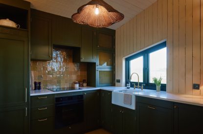 The kitchen at Pandora's Place, Leicestershire