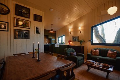 The dining area at Pandora's Place, Leicestershire