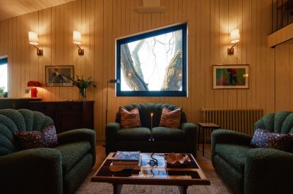 The living room at Pandora's Place, Leicestershire