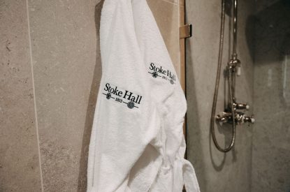 Bathrobes at Stoke Hall, Nottinghamshire
