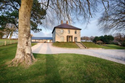 The driveway at Bracken Grange, Ceredigion