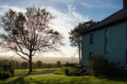 Countryside views at Bracken Grange, Ceredigion