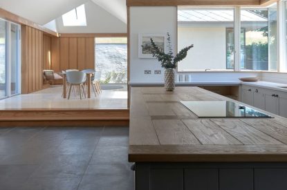 The kitchen at Bracken Grange, Ceredigion