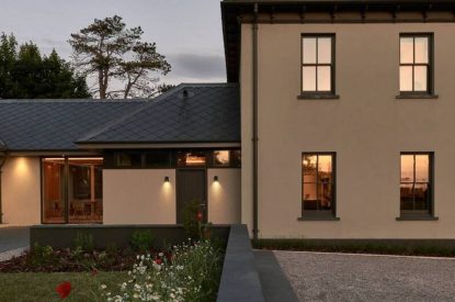 The exterior of Bracken Grange, Ceredigion